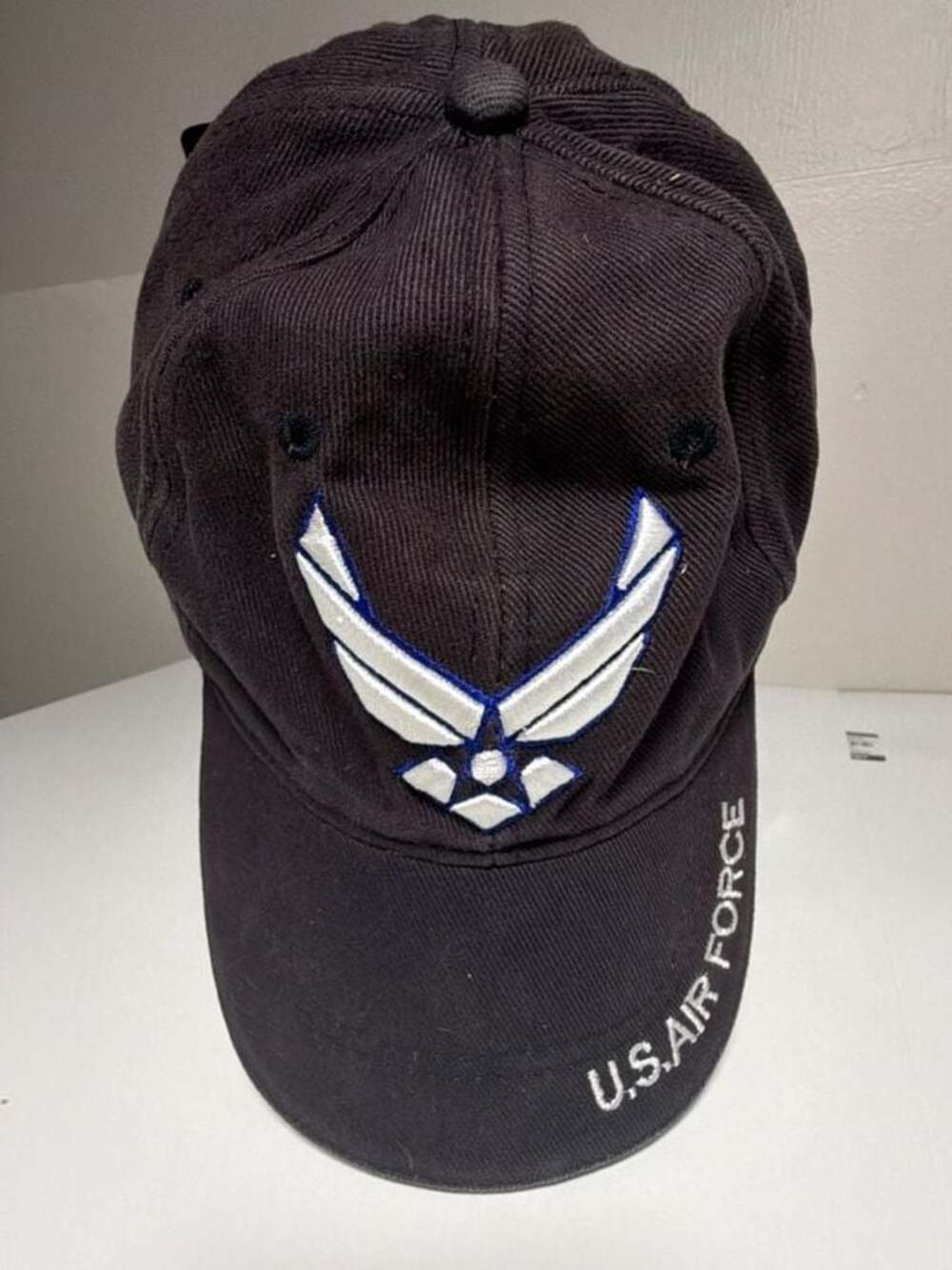 Cap King US Air Force Embroidered Black Baseball Cap Hat
